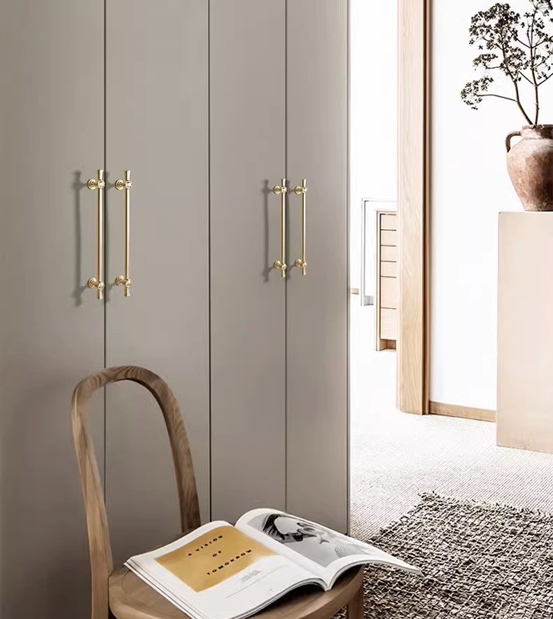 Tay nắm tủ hợp kim kẽm châu Âu hiện đại ZJ5058 14