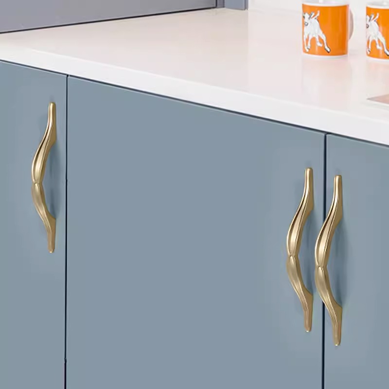 Tay nắm tủ hợp kim kẽm châu Âu tân thời JZ9008 10