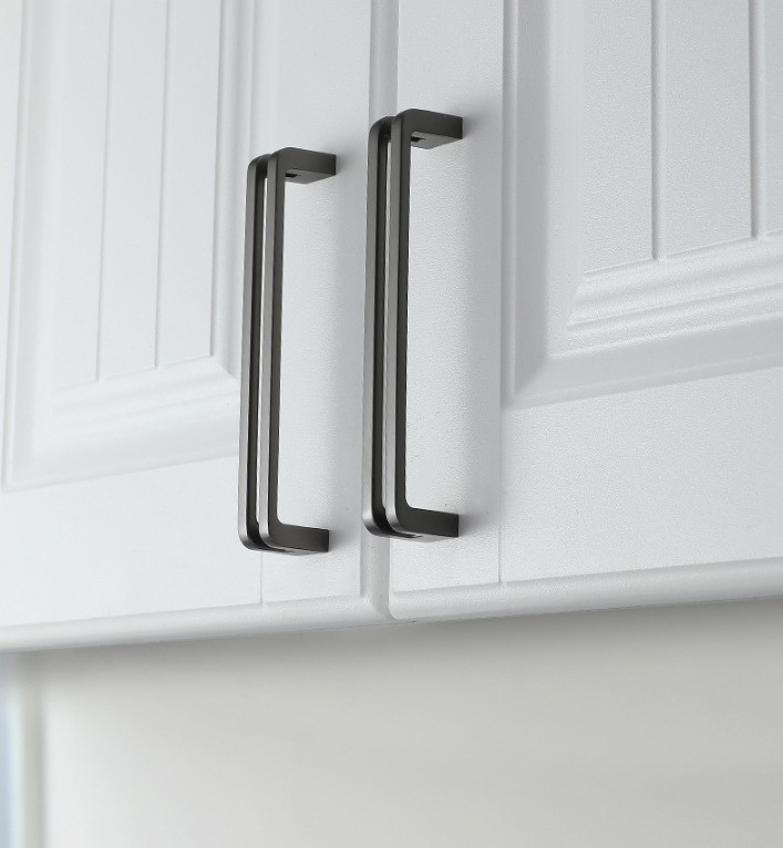 Tay nắm tủ hợp kim kẽm chữ U thanh kép EI6600 14
