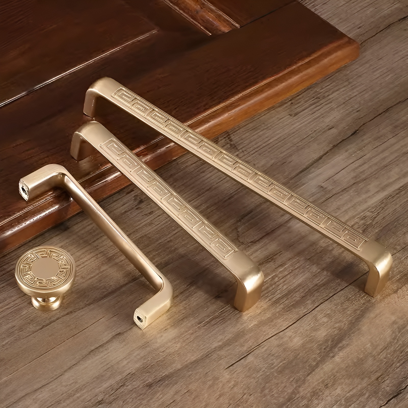 Tay nắm tủ hợp kim kẽm họa tiết cổ Á Đông JZ1524 7