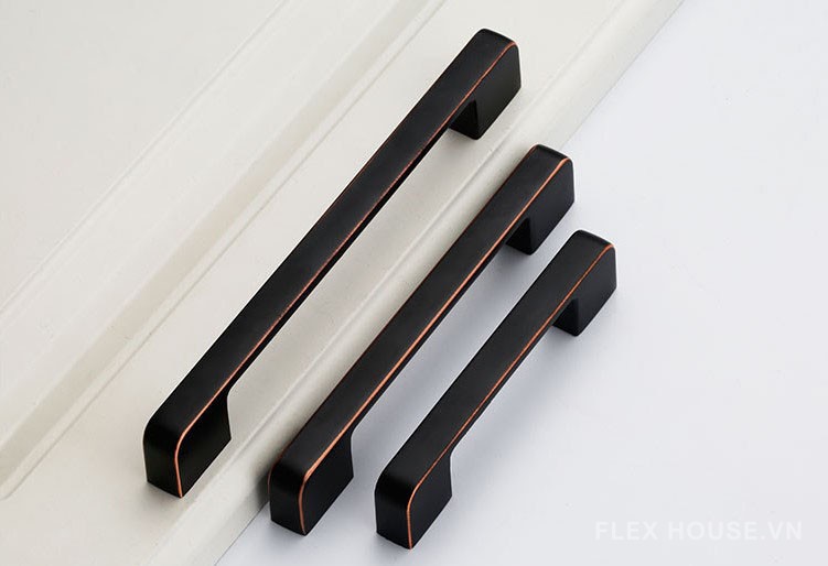 Tay nắm tủ hợp kim kẽm màu đồng đỏ FH748BZ 9