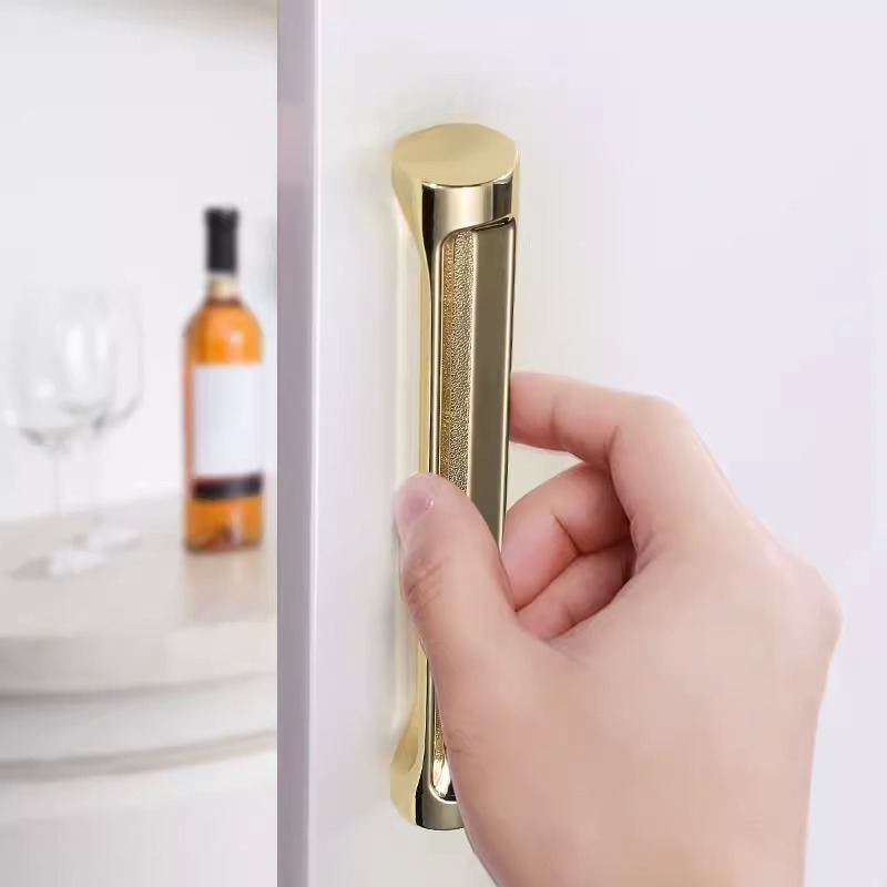 Tay nắm tủ hợp kim kẽm xẻ rãnh hiện đại JZK5078 11