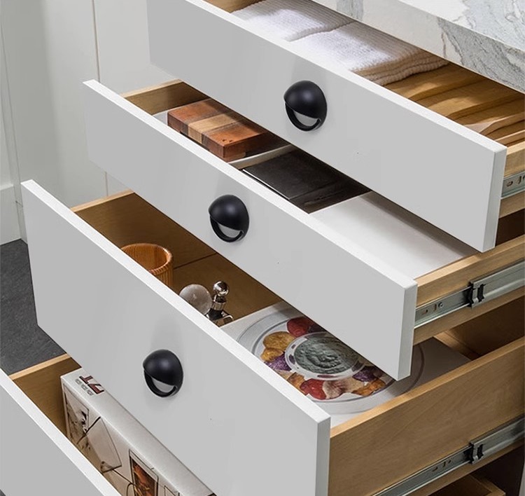 Tay nắm tủ móc bán nguyệt hợp kim kẽm hiện đại JZ6706 14