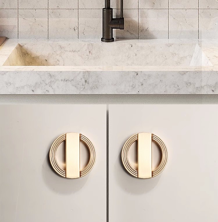 Tay nắm tủ móc kéo hợp kim kẽm sáng tạo JZ2254 8
