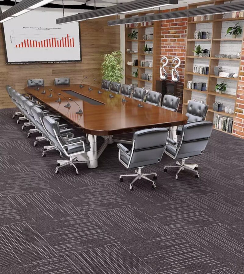Thảm trải sàn văn phòng sọc dọc hiện đại SP6320 3