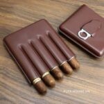 Túi đựng cigar 5 điếu và dao cắt CGL030 (3)