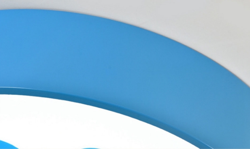 Đèn LED ốp trần khu vui chơi hình tròn chân cún CC5227 11