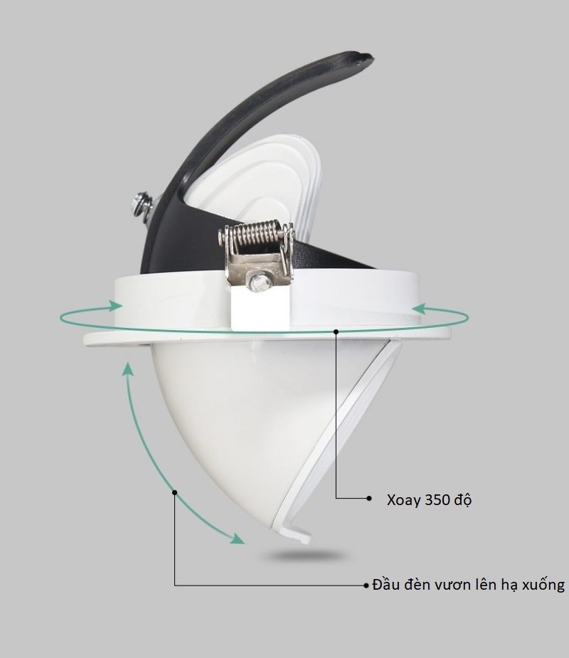 Đèn rọi âm trần chỉnh hướng chiếu sáng SE9671 6