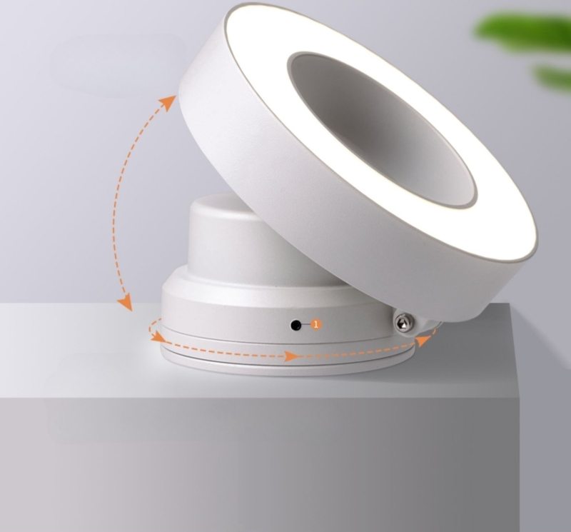 Đèn rọi trần vòng tròn xoay 360 độ SE9562 5