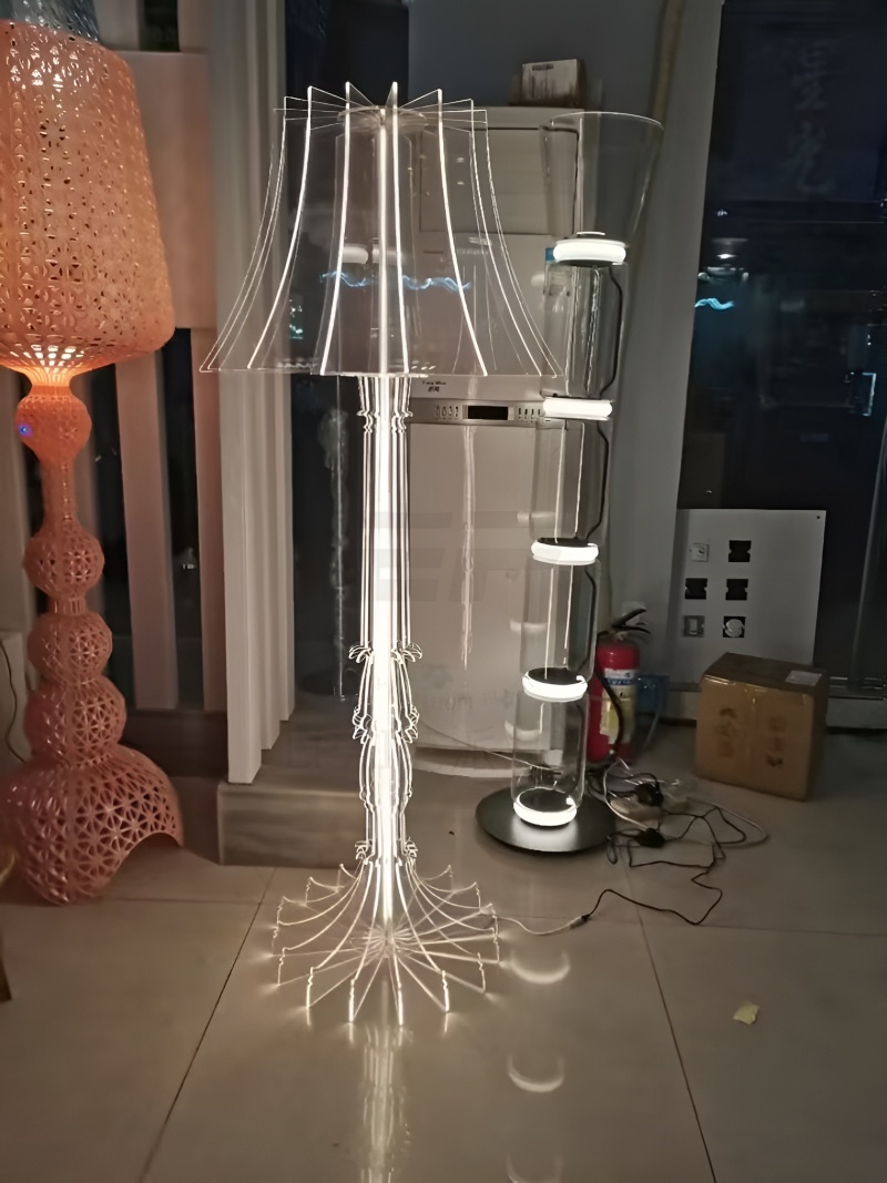 Đèn sàn acrylic trong suốt hiện đại sáng tạo HX4665 5