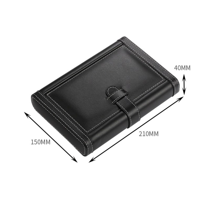 Hộp đựng cigar cầm tay da phối gỗ HC27B 7