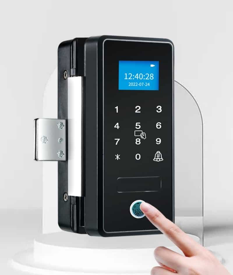 Khóa vân tay mật mã cao cấp cho cửa kính USL485 5