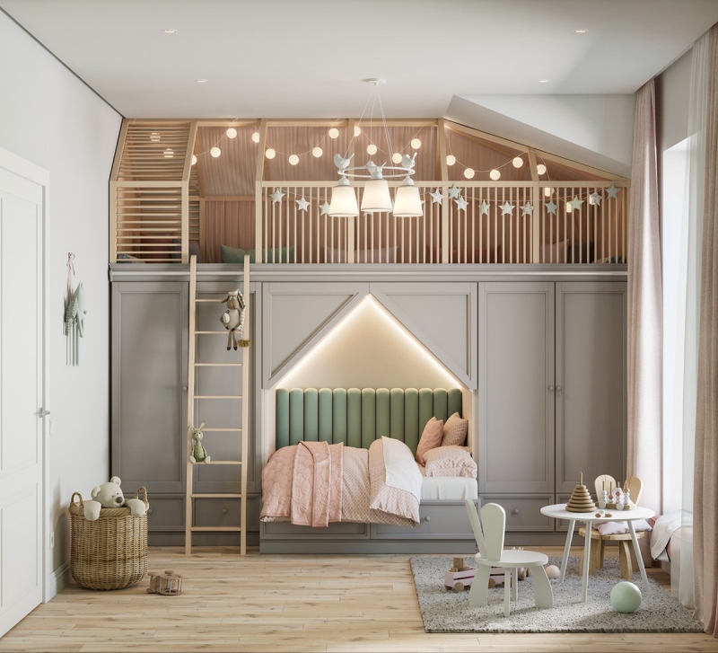Những quy tắc thiết lập ánh sáng cho phòng trẻ