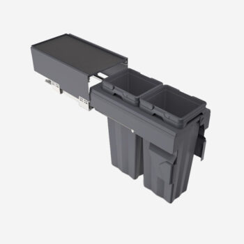 Thùng rác 2 ngăn cho tủ rộng 300mm Taura MID300