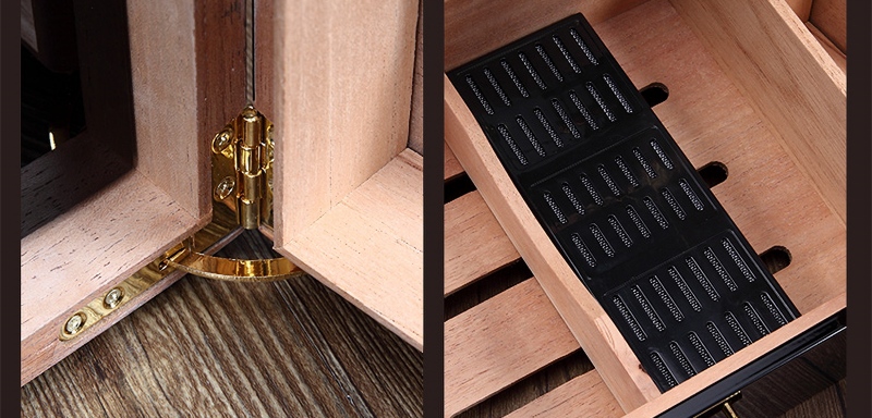 Hộp bảo quản cigar ba ngăn sang trọng PCS3523 15