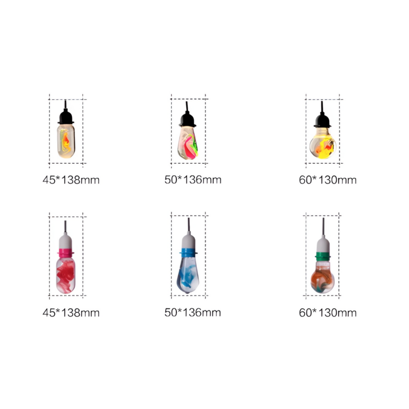 Bộ đèn led thủy tinh treo trang trí sân vườn G0908 5