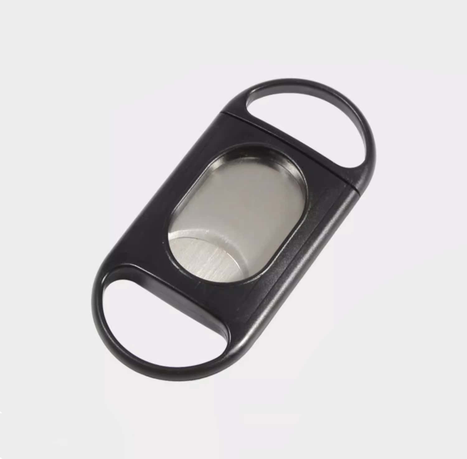 Dao cắt cigar hai lưỡi bằng inox màu đen EC24B 5
