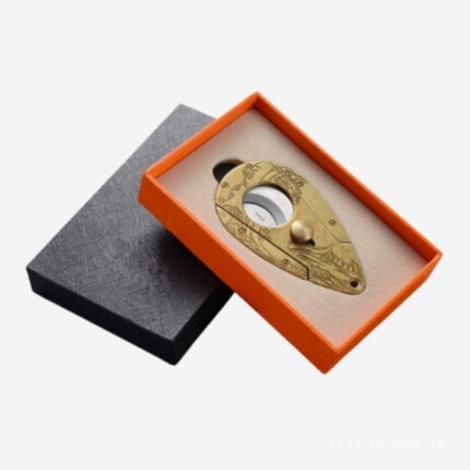 Dao cắt xì gà cánh bướm họa tiết đầu rồng CGL5631