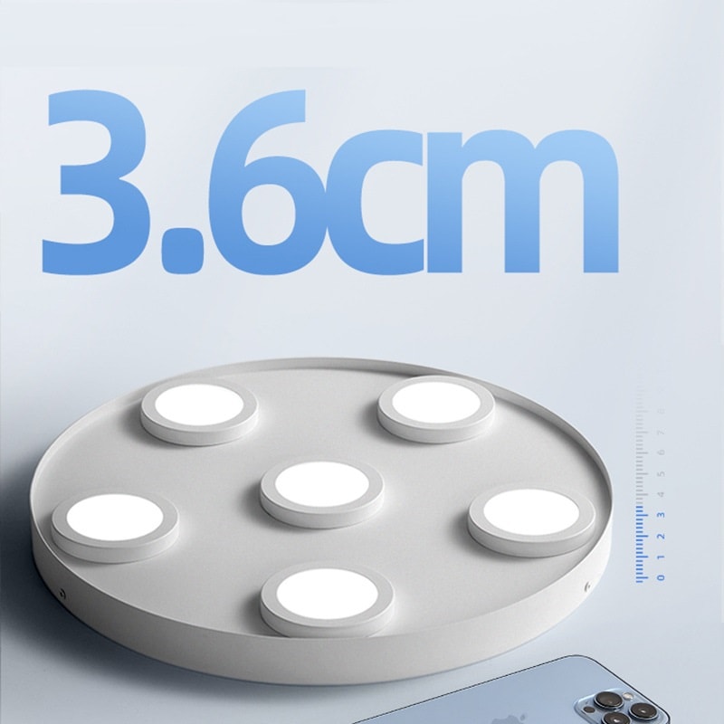Đèn Downlight ốp trần hình tròn siêu mỏng XS7316 9