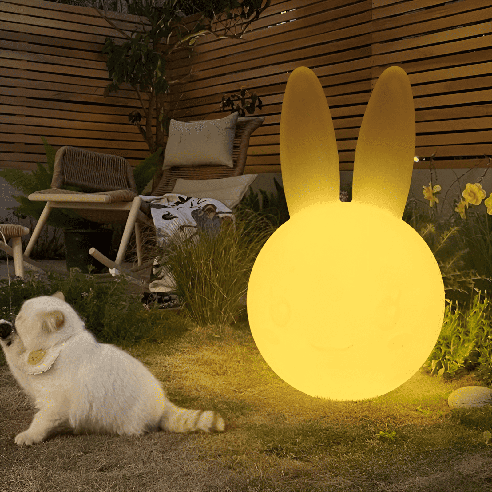 Đèn chiếu sáng sân vườn mô hình chú thỏ TY117 11