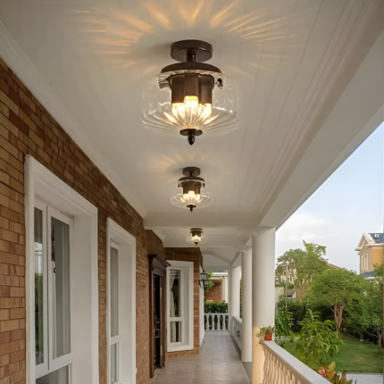 12 ý tưởng chiếu sáng hiên nhà hấp dẫn 6