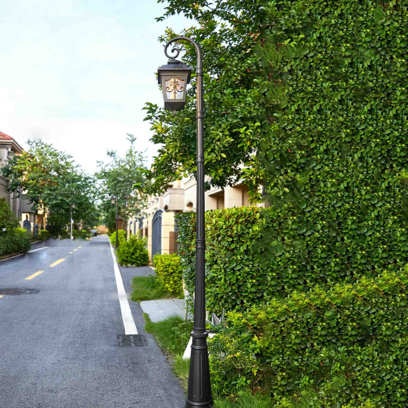 Đèn cột ngoài trời trang trí cảnh quan biệt thự YD518 3