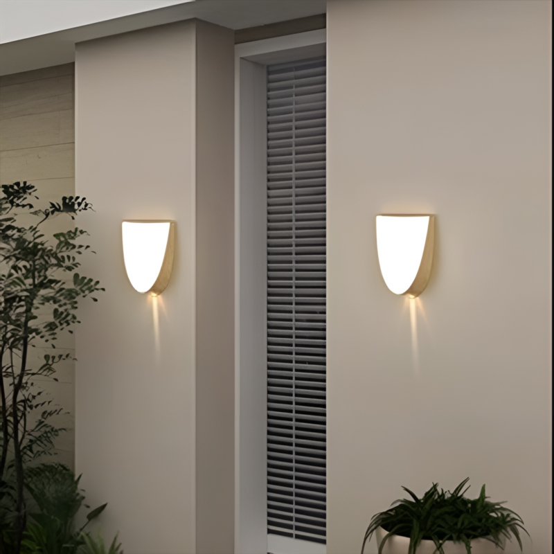 Đèn gắn tường hành lang họa tiết vân gỗ DW6976 3