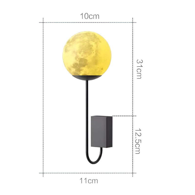 Đèn gắn tường mặt trăng trang trí cảnh quan B2109 4