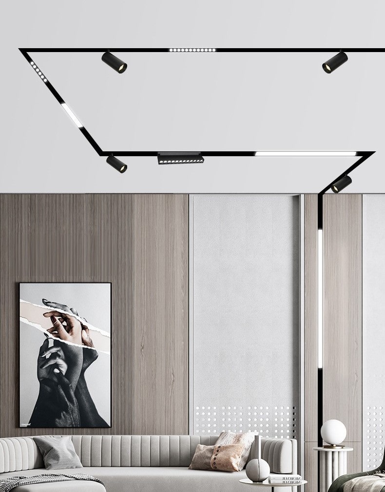 Đèn led ray nam châm chiếu rọi phòng hiện đại RP6882 8