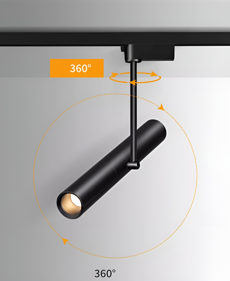 Đèn ray trượt chiếu điểm nội thất nhà hàng GD156 4