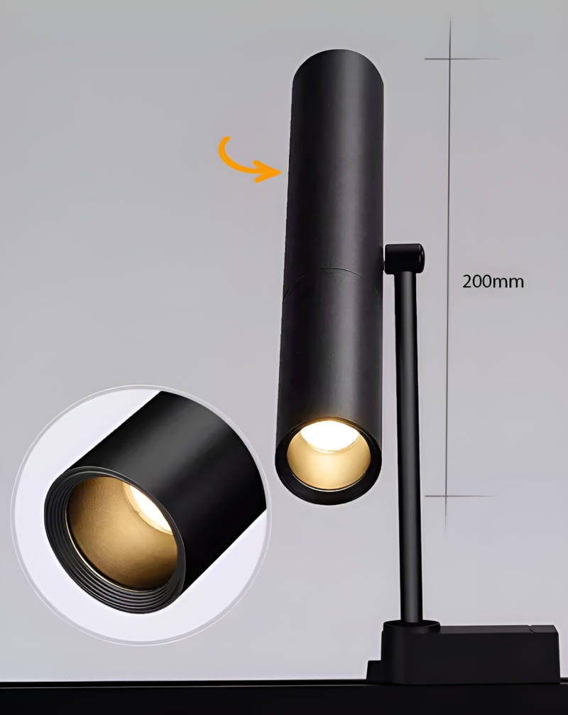 Đèn ray trượt chiếu điểm nội thất nhà hàng GD156 3