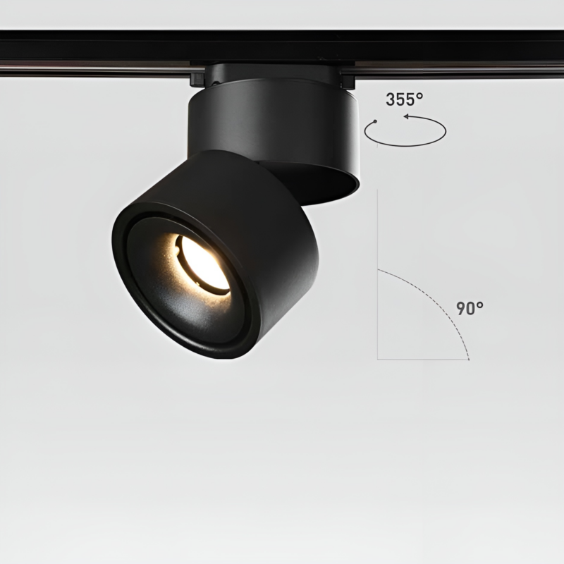Đèn rọi ray trượt hình trụ sang trọng LD7089 4