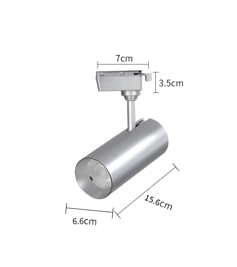 Đèn rọi ray trượt màu bạc chiếu điểm sang trọng TG5819 4
