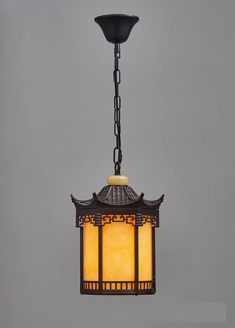 Đèn thả lục giác trang trí hành lang lối đi HW9228 9