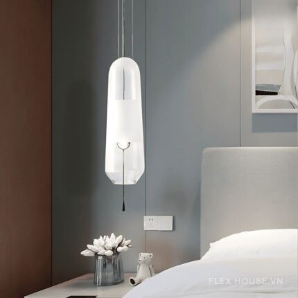 Đèn thả trần thủy tinh cao cấp Bắc Âu HX110 (2)