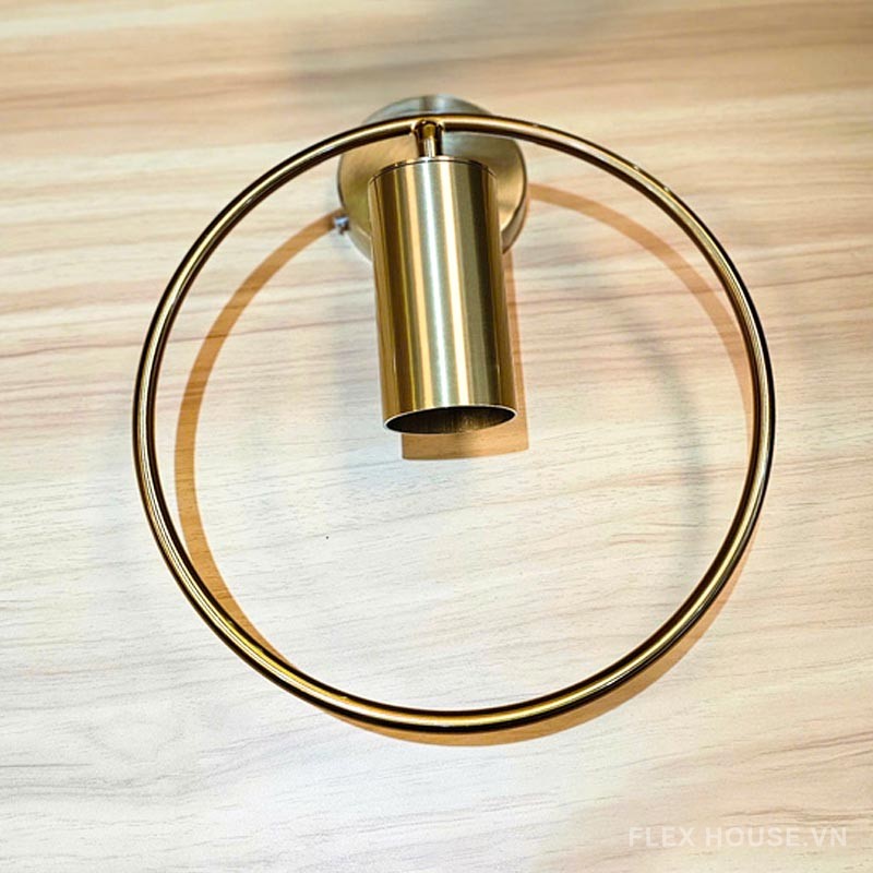 Đèn treo tường hậu hiện đại màu vàng đen B201001 15