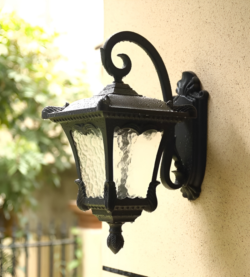 Đèn tường cổ điển trang trí sân vườn Châu Âu ZX6458 2