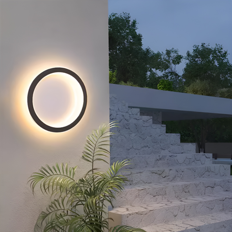 Đèn tường hình tròn trang trí cảnh quan DS982 2