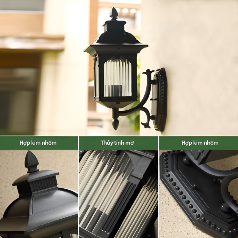 Đèn tường kiểu retro chống thấm nước SY159 4