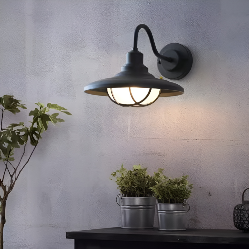 Đèn tường ngoài trời Bắc Âu chiếu sáng hàng lang BC8123 2