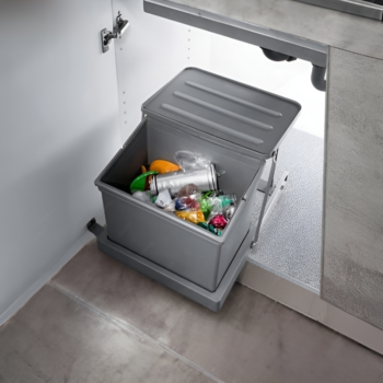 Thùng rác đơn cho tủ rộng 400mm Garis GW03.16