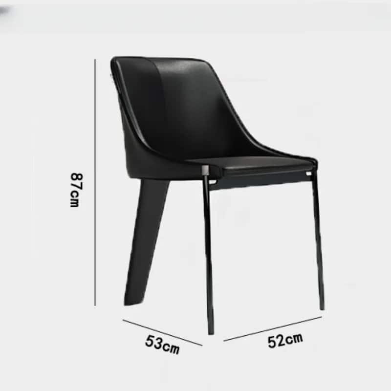Ghế ăn bọc da 3 chân kiểu Ý độc đáo OT1235