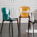 Ghế ăn khung nhựa trong suốt hiện đại SA4565