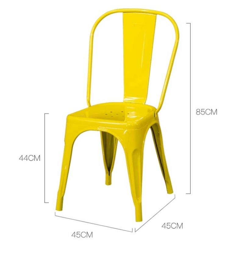 Ghế cafe sắt nghệ thuật hiện đại kiểu Pháp BL2555 6