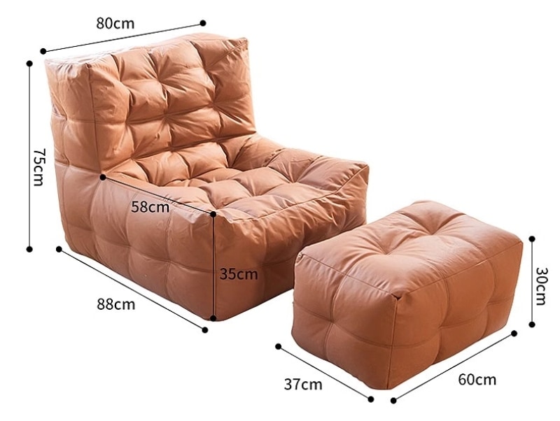 Ghế sofa lười waffle nhiều màu hiện đại SQ6919 11