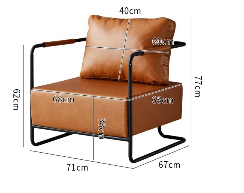Ghế sofa phòng khách đệm da nhiều màu XC7006 12