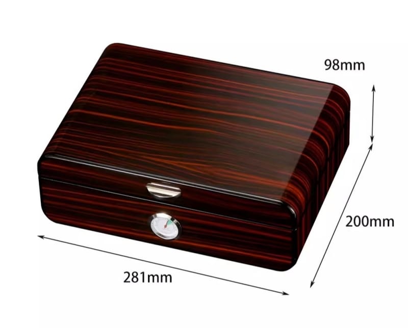 Hộp gỗ dưỡng ẩm cigar đa chức năng HC69 13