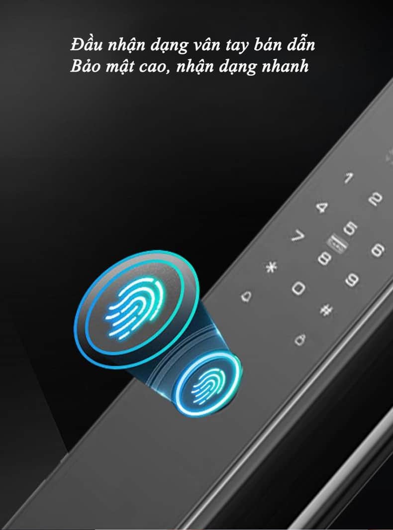 Khóa cửa nhận diện khuôn mặt thông minh tích hợp YNK59 7