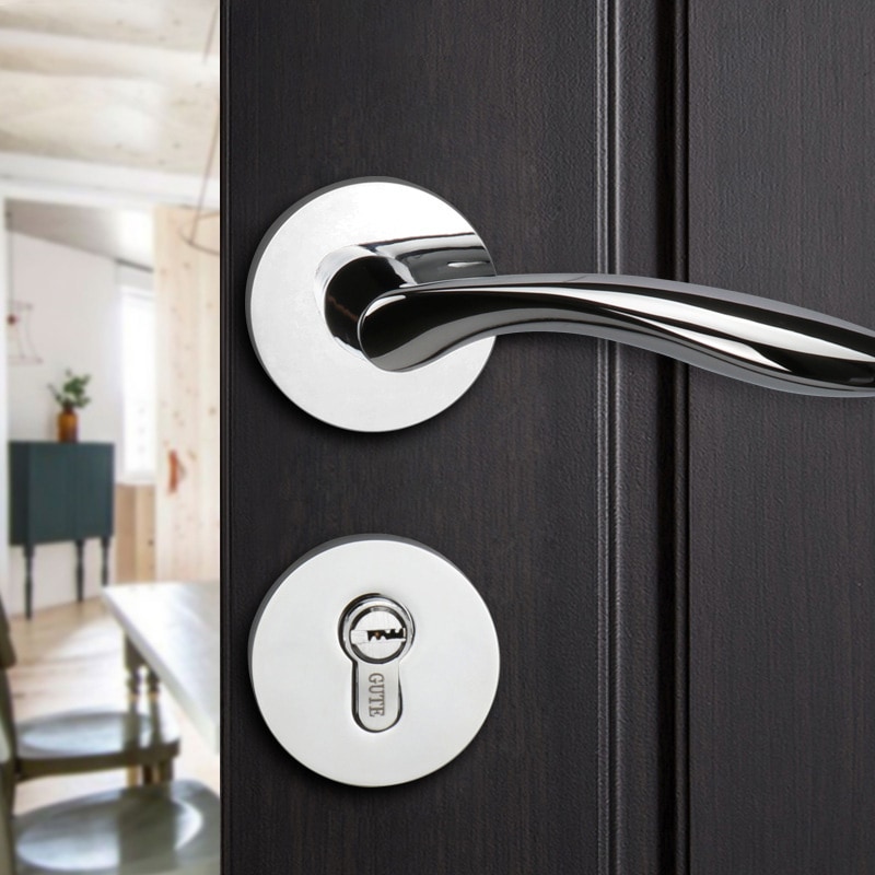Khóa cửa phân thể tay gạt hợp kim kẽm hiện đại GT7208