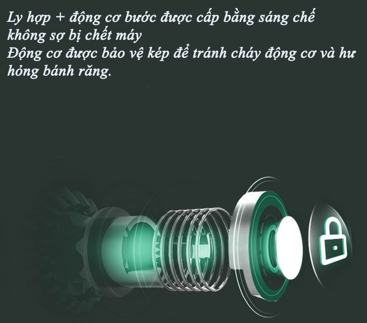 Khóa điện tử thông minh tích hợp cho cửa kính G190 7